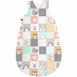 Sommerschlafsack - Memory Grau Bunt - Gr. 70 cm