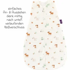 Sommerschlafsack Liebmich - Waldtiere - Gr. 60