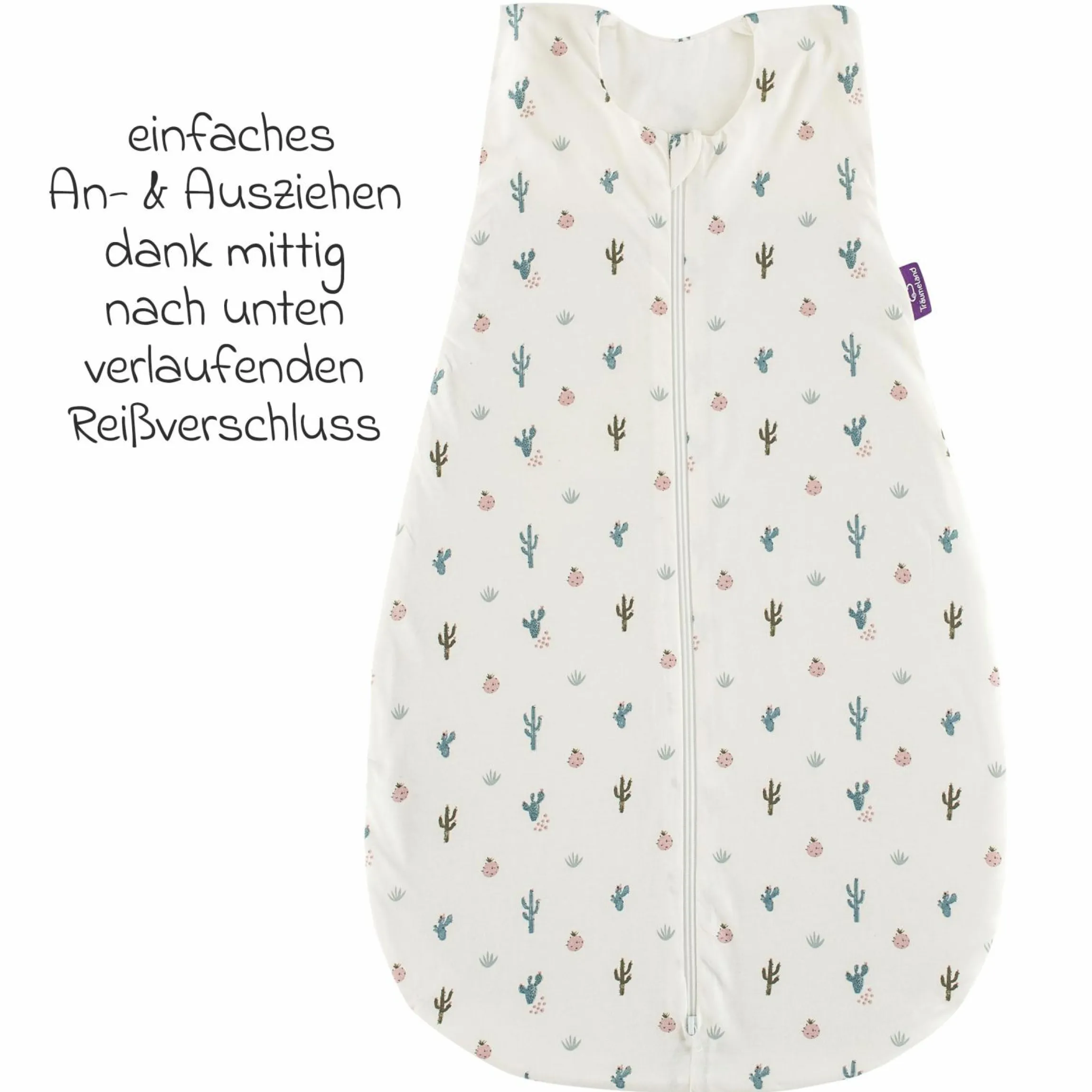 Sommerschlafsack Liebmich - Kaktusliebe - Gr. 70