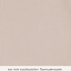 Sommerschlafsack mit Füßen / Jumper Musselin - Sand - Gr. 92