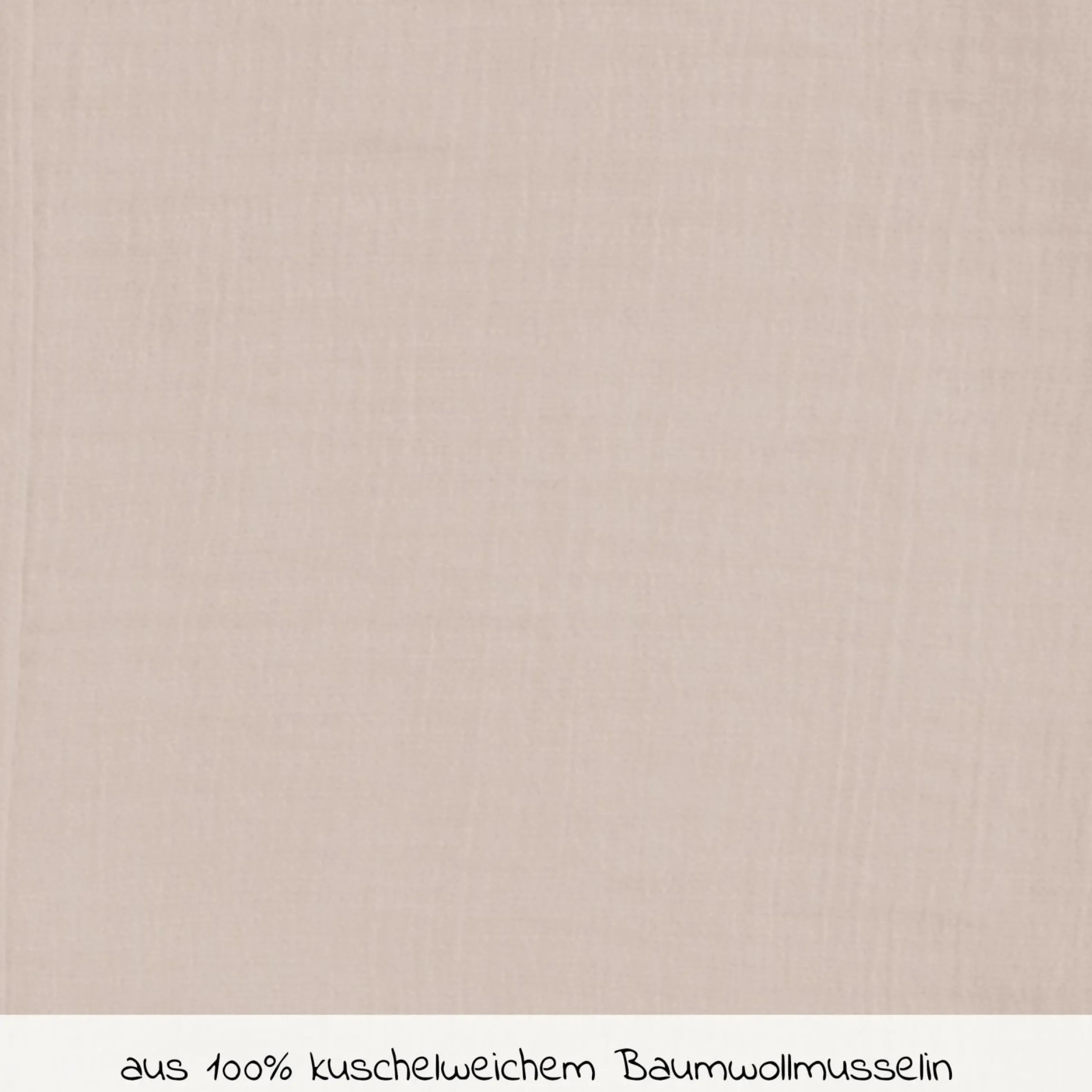 Sommerschlafsack mit Füßen / Jumper Musselin - Sand - Gr. 92