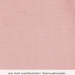 Sommerschlafsack mit Füßen / Jumper Musselin - Dusty Rose - Gr. 92