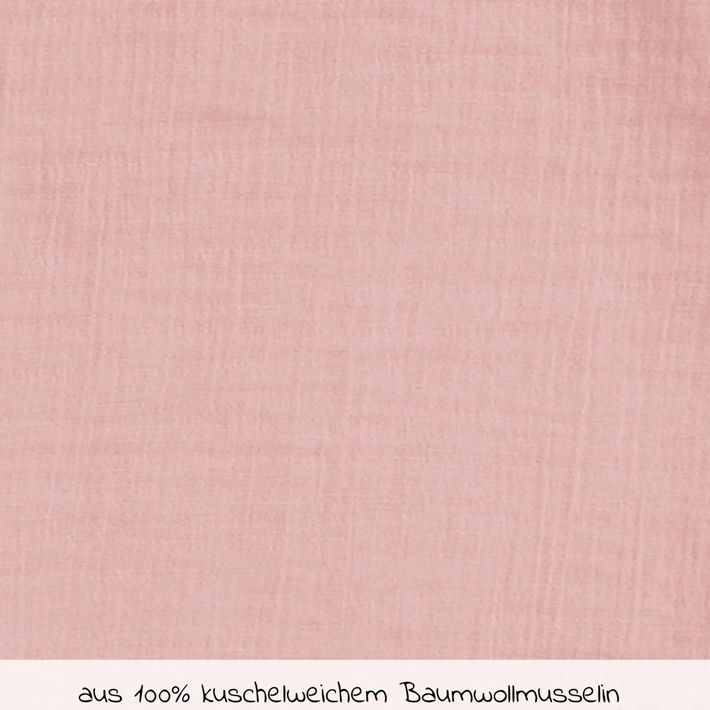 Sommerschlafsack mit Füßen / Jumper Musselin - Dusty Rose - Gr. 92