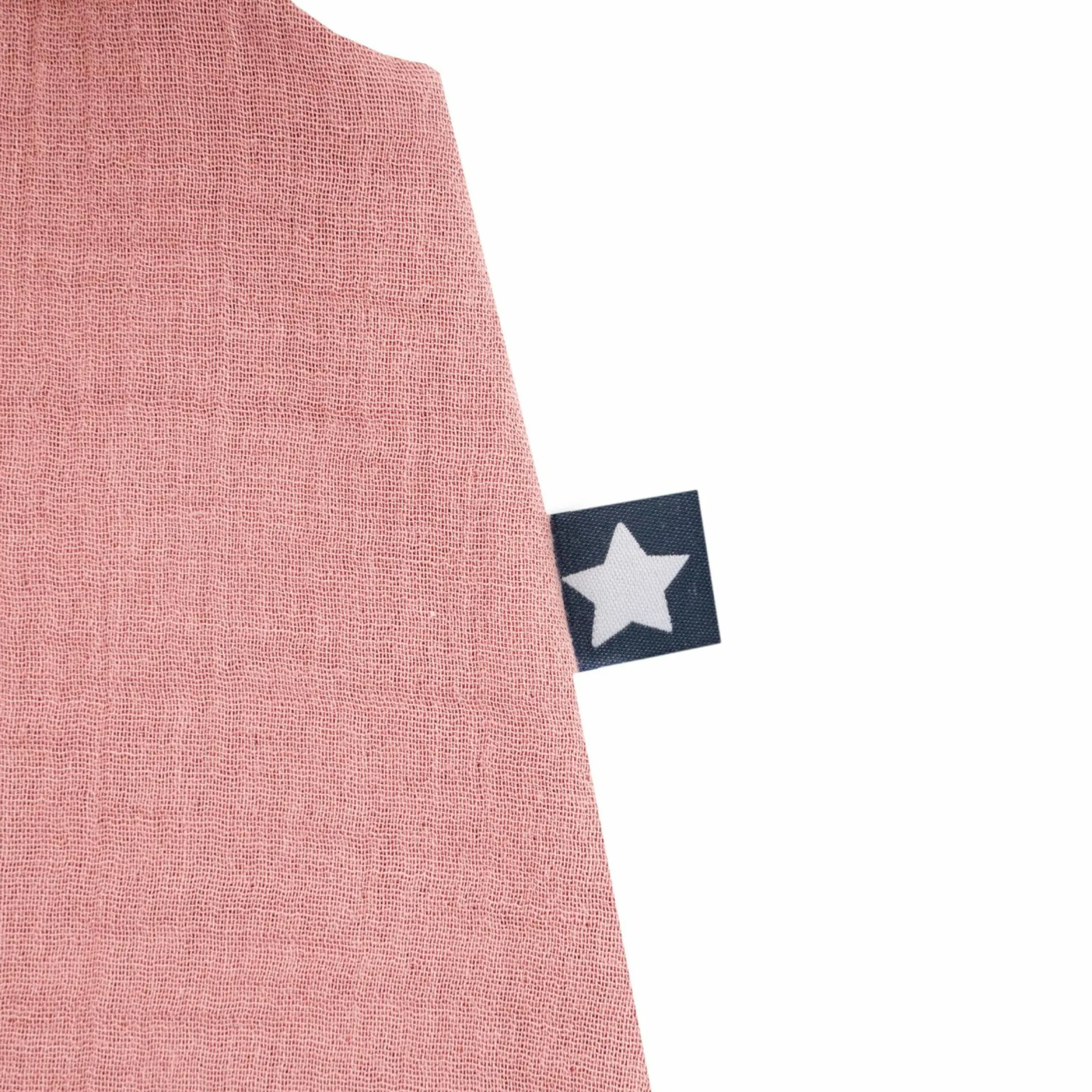 Sommerschlafsack mit Füßen / Jumper Musselin - Dusty Rose - Gr. 92