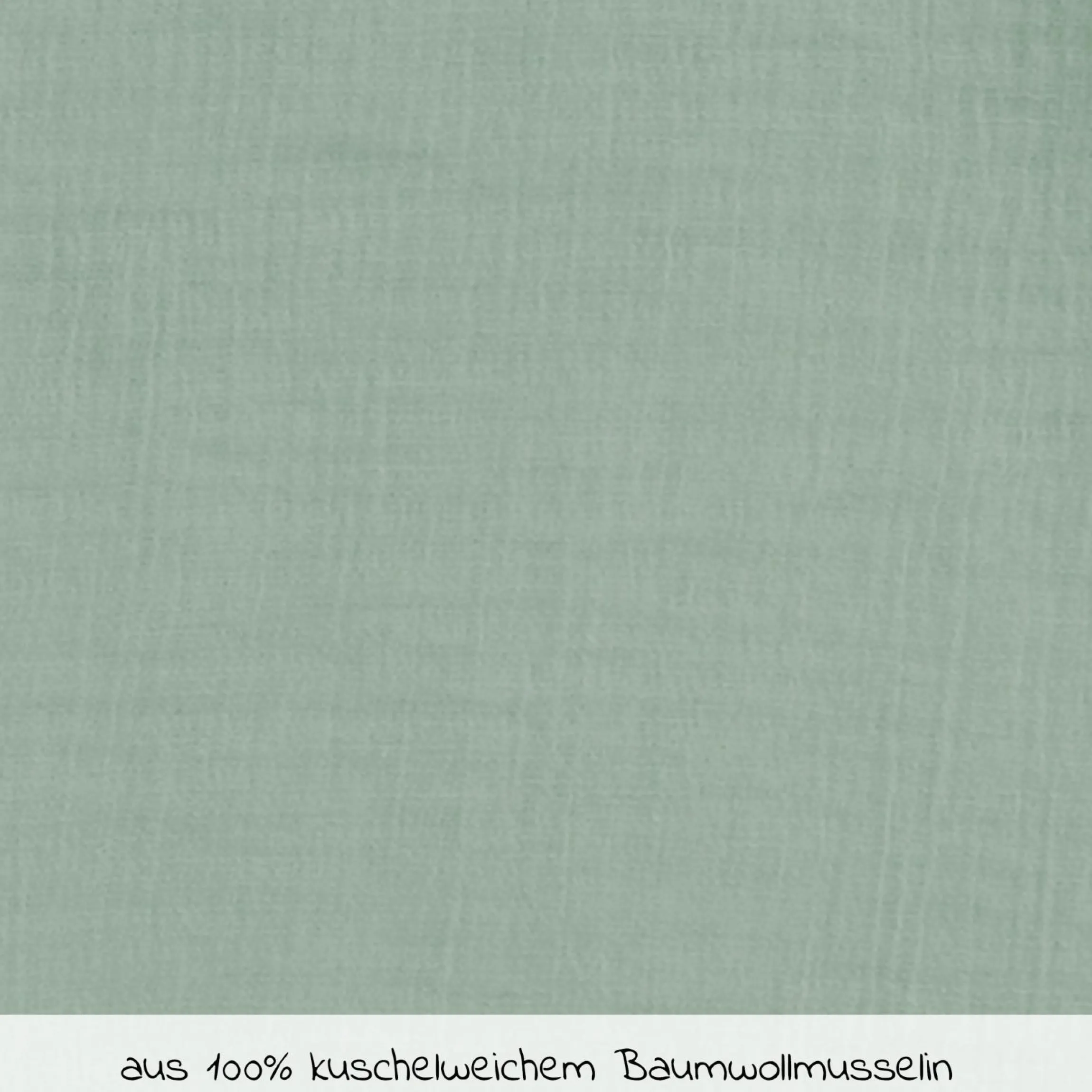 Sommerschlafsack mit Füßen / Jumper Musselin - Grün - Gr. 104