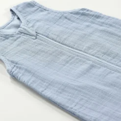 Sommer-Schlafsack Mull - Light Blue - Gr. 70 cm