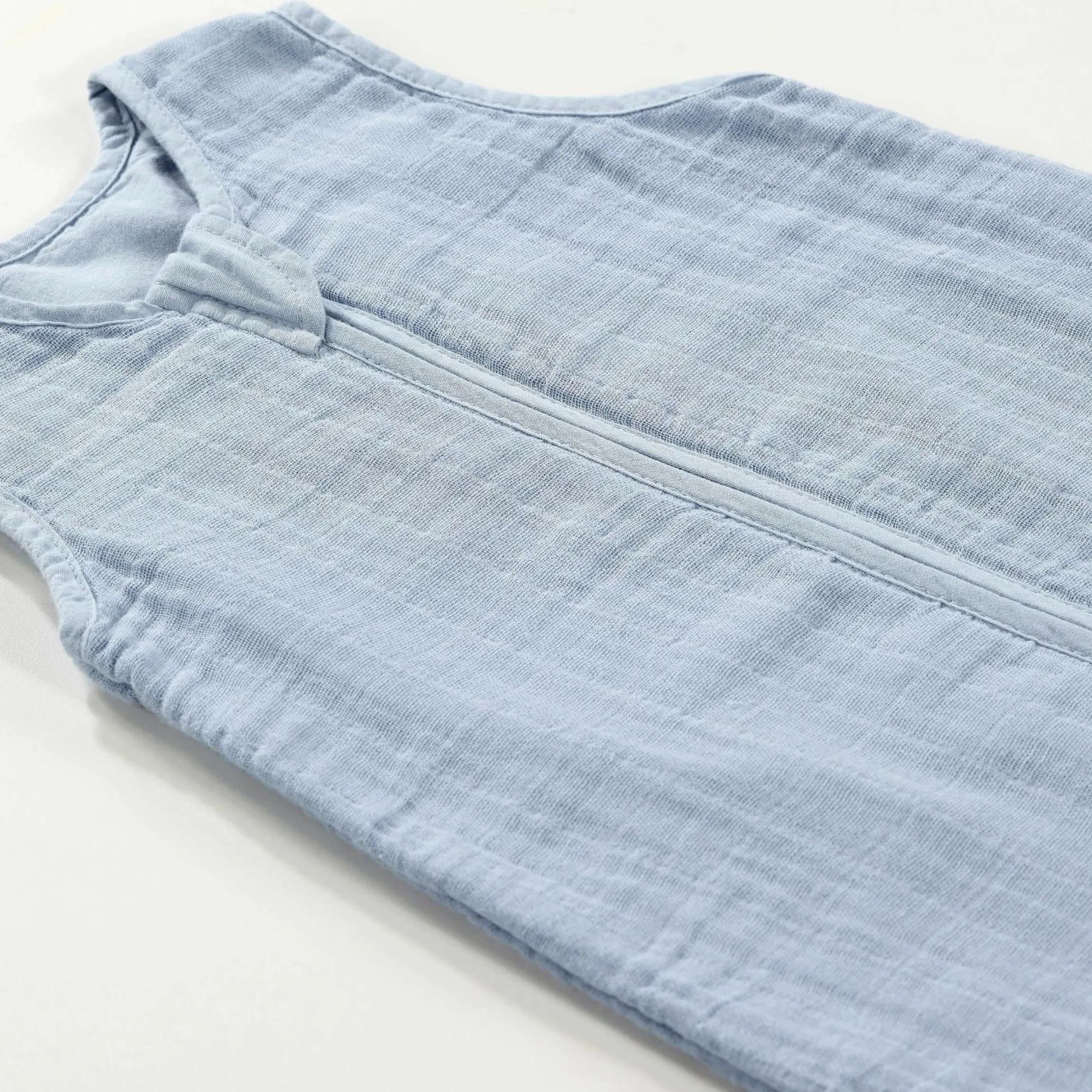 Sommer-Schlafsack Mull - Light Blue - Gr. 70 cm
