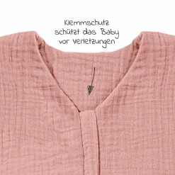 Sommerschlafsack Musselin - Dusty Rose - Gr. 50