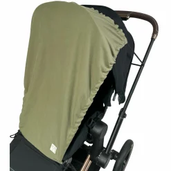 Sonnendach für Kinderwagen mit UV-Schutz 50+ - Olive Green