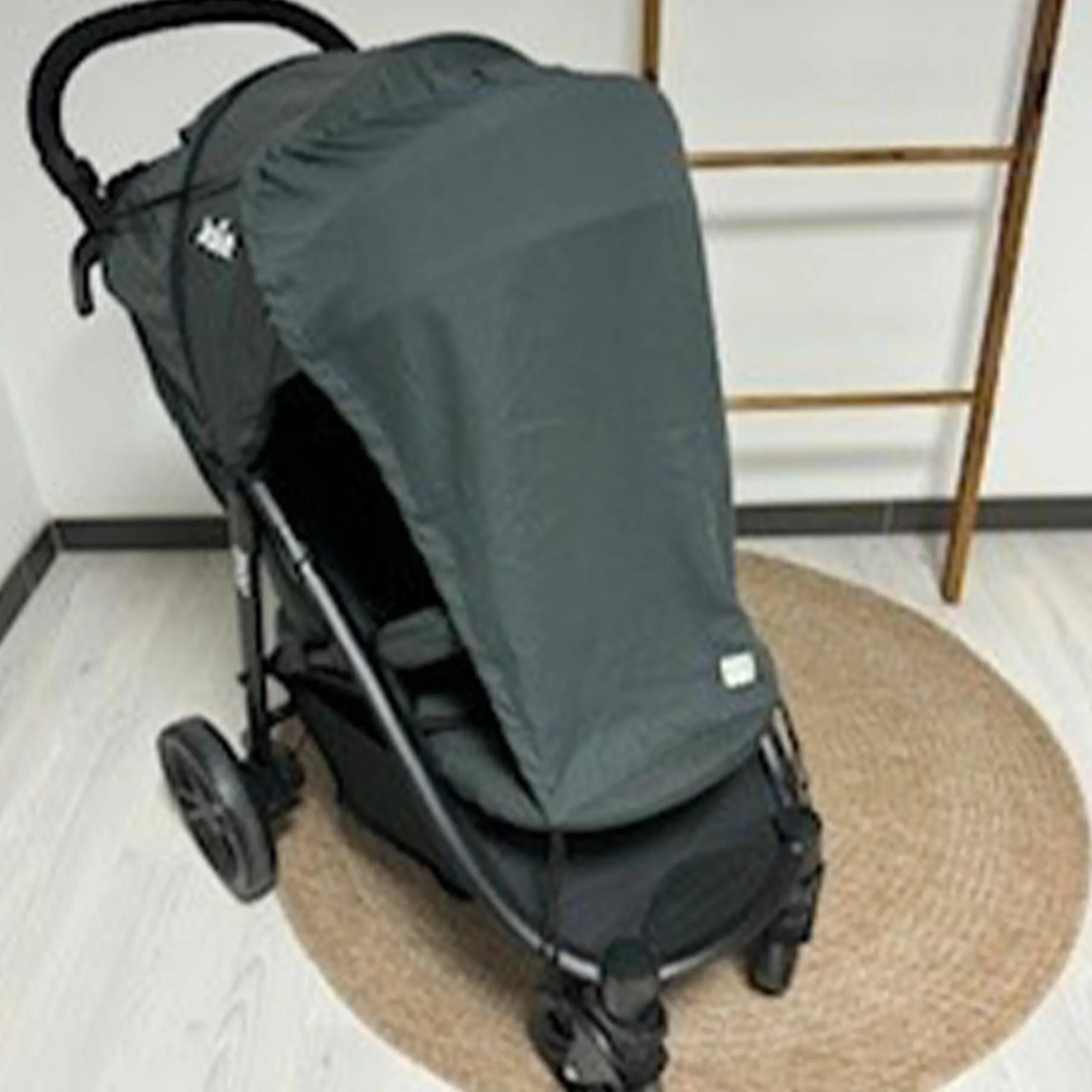 Sonnendach für Kinderwagen mit UV-Schutz 50+ - Dark Grey