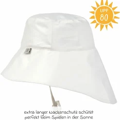 Sonnen-Hut mit Nackenschutz LSF Sun Protection Long Neck Hat - Sea Salt - Gr. 50/51