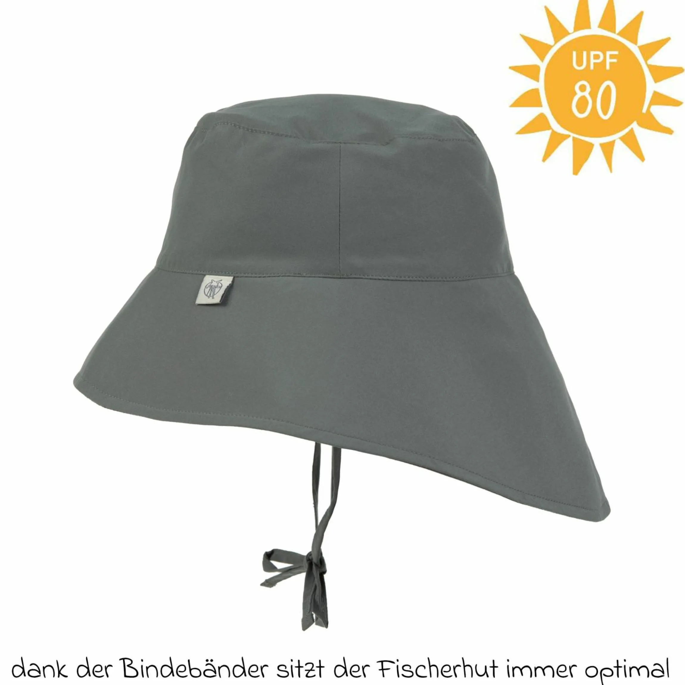 Sonnen-Hut mit Nackenschutz LSF Sun Protection Long Neck Hat - Deep Olive - Gr. 50/51