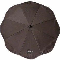 Sonnenschirm mit UV 50+ für Oval- und Rundrohrgestelle - Schokobraun - Kollektion 2024