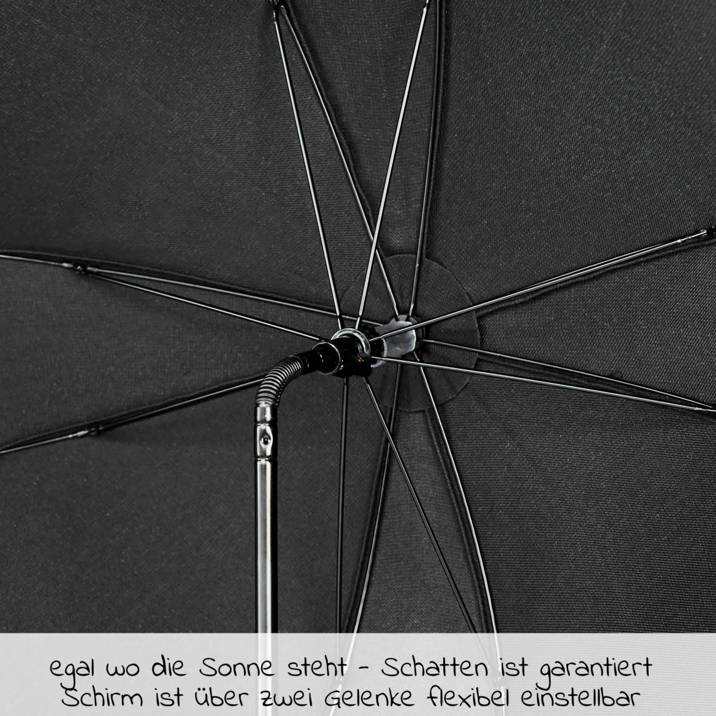 Sonnenschirm Sunny für Kinderwagen & Buggy - Classic Edition - Ink