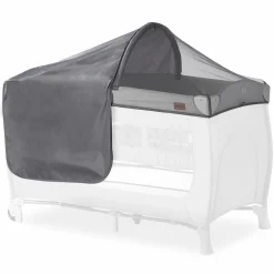 Sonnenschutz, Abdunklung & Moskitonetz für Reisebetten - 3in1 Travel Bed Canopy - Grey