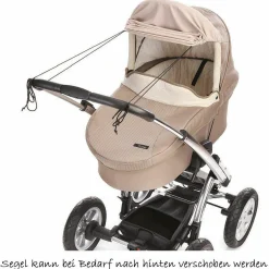 Sonnensegel Mikrofaser für Kinderwagen 50+ - Beige