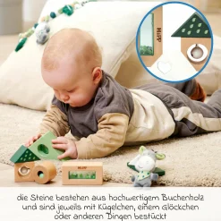Soundbausteine HIPP 8 Stück aus Holz - Esel