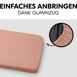 Spannbettlaken für Reisebetten & Matratzen mit 60 x 120 cm - Cork
