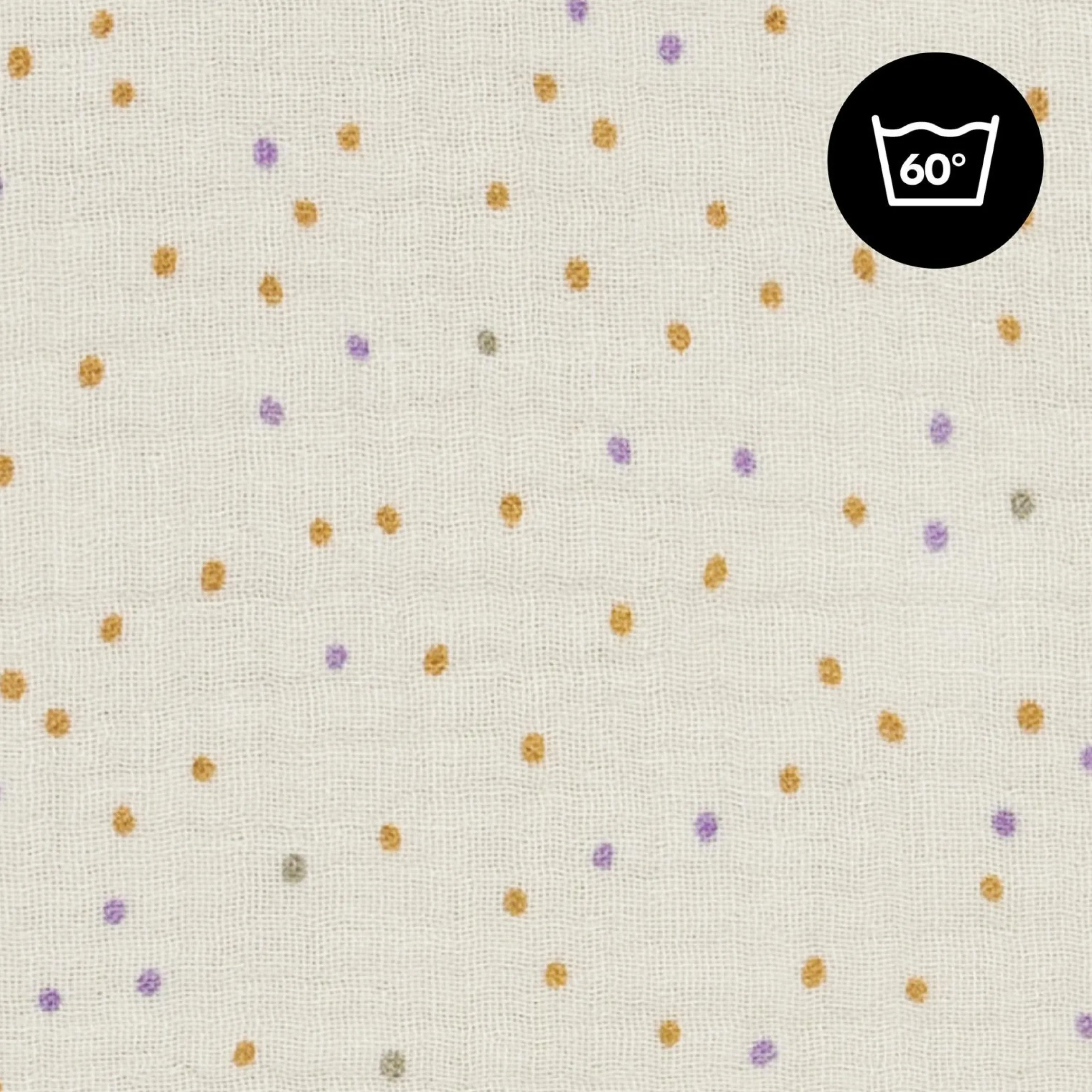 Spannbettlaken für Reisebetten & Matratzen mit 60 x 120 cm - Beige Dots