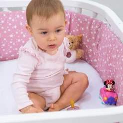 Spannbetttuch aus Jersey Organic Cotton für Kinderbettumbausatz Matratzen - Weiß - Kollektion 2024