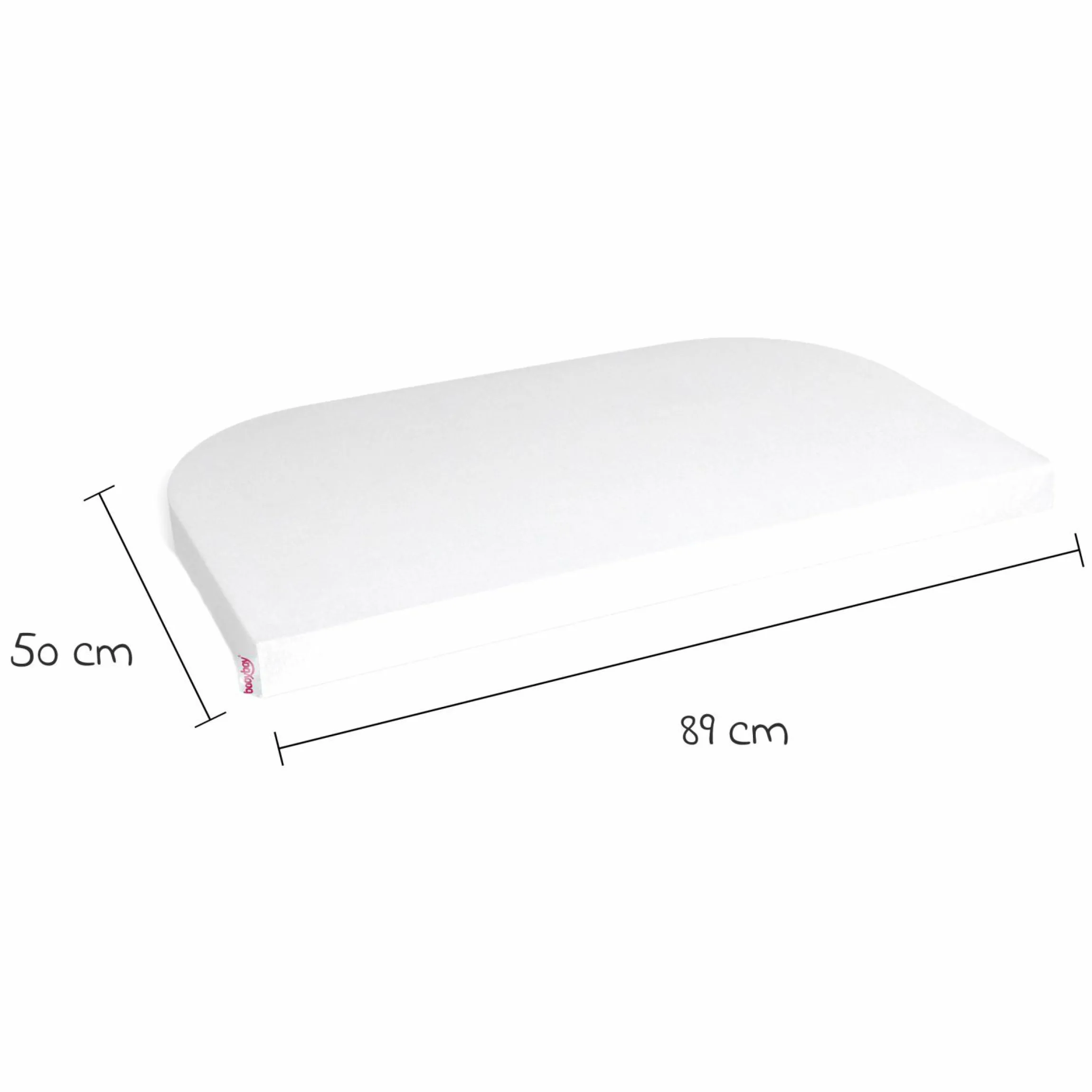 Spannbetttuch 2er Pack Deluxe aus Jersey für Beistellbett Maxi, Midi, Boxspring, Comfort, Comfort Plus 89 x 50 cm - Weiß - Kollektion 2024