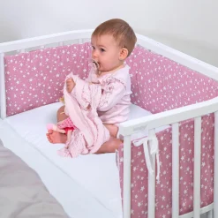 Spannbetttuch 2er Pack Deluxe aus Jersey für Beistellbett Original 89 x 50 cm - Weiß - Kollektion 2024