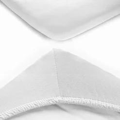 Spannbetttuch 2er Pack für kleine Matratzen 40 x 90 cm - Weiß