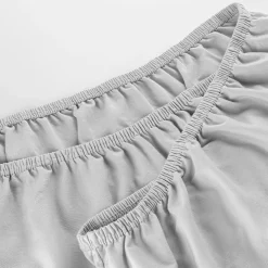 Spannbetttuch 2er Pack für kleine Matratzen 40 x 90 cm - Hellgrau