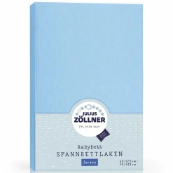 Spannbetttuch für Kinderbett 60 x 120 / 70 x 140 cm - Hellblau
