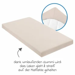 Spannbetttuch für kleine Matratzen 40 x 90 cm - Shell