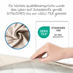 Spannbetttuch für kleine Matratzen 40 x 90 cm - Shell