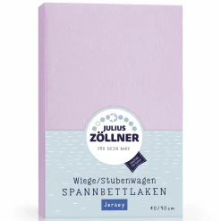 Spannbetttuch für kleine Matratzen 40 x 90 cm - Flieder