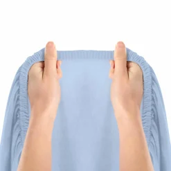 Spannbetttuch für kleine Matratzen 40 x 90 cm - Hellblau