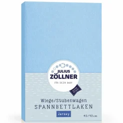 Spannbetttuch für kleine Matratzen 40 x 90 cm - Babyblau