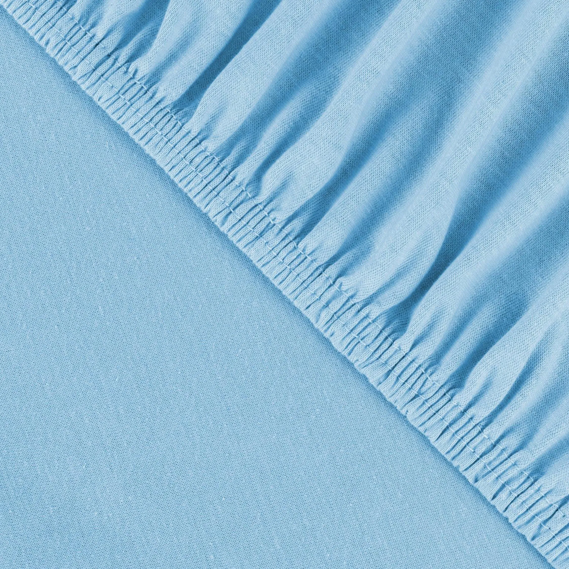 Spannbetttuch für kleine Matratzen 40 x 90 cm - Babyblau