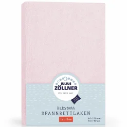 Spannbetttuch Frottee für Kinderbett 60 x 120 / 70 x 140 cm - Rosa