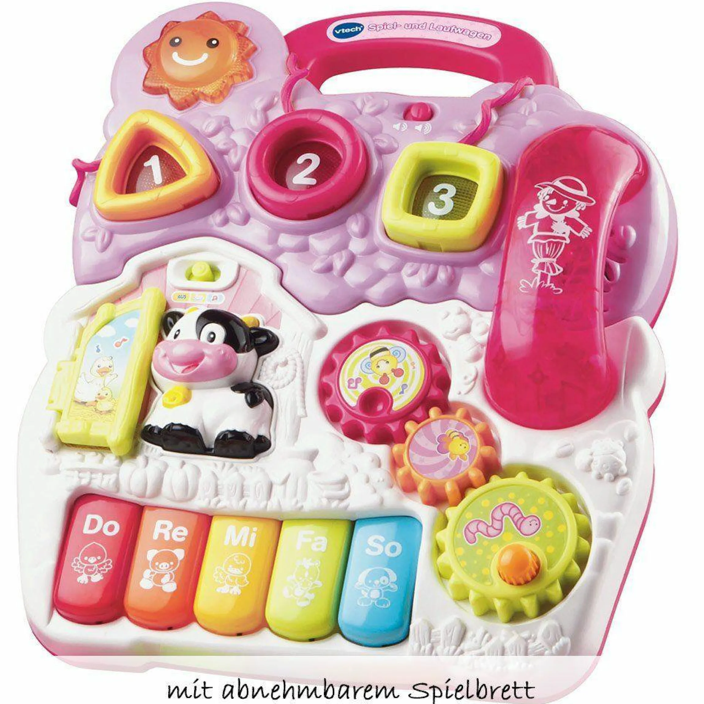 Spiel- und Laufwagen 2 in 1 - Pink