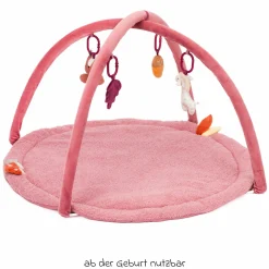 Spielbogen Tierfreunde mit 4 abnehmbaren Spielfiguren - Rosa