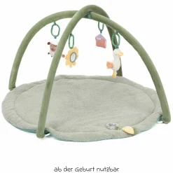 Spielbogen Tierfreunde mit 4 abnehmbaren Spielfiguren - Salbei