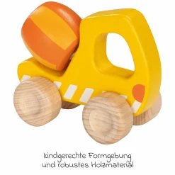 Spielfahrzeug aus Holz - Betonmischer