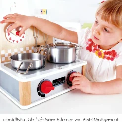 Spielküche 2-in-1 Küchen- & Grill-Set