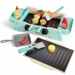 Spielküchengerät Grill mit gusseiserner Pfanne