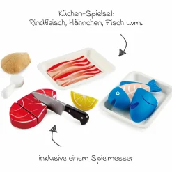 Spiellebensmittel Fisch & Fleisch Set