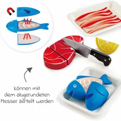 Spiellebensmittel Fisch & Fleisch Set