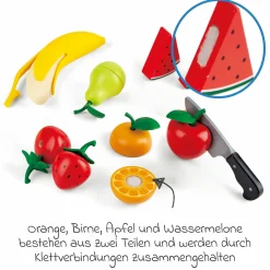 Spiellebensmittel Obst-Set