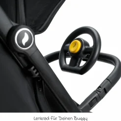 Spiel-Lenkrad für Kinderwagen und Buggys - Schwarz - Kollektion 2025