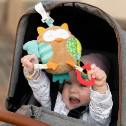 Spieltier zum Aufhängen / Activity-Greifling Sleeping Forest - Eule