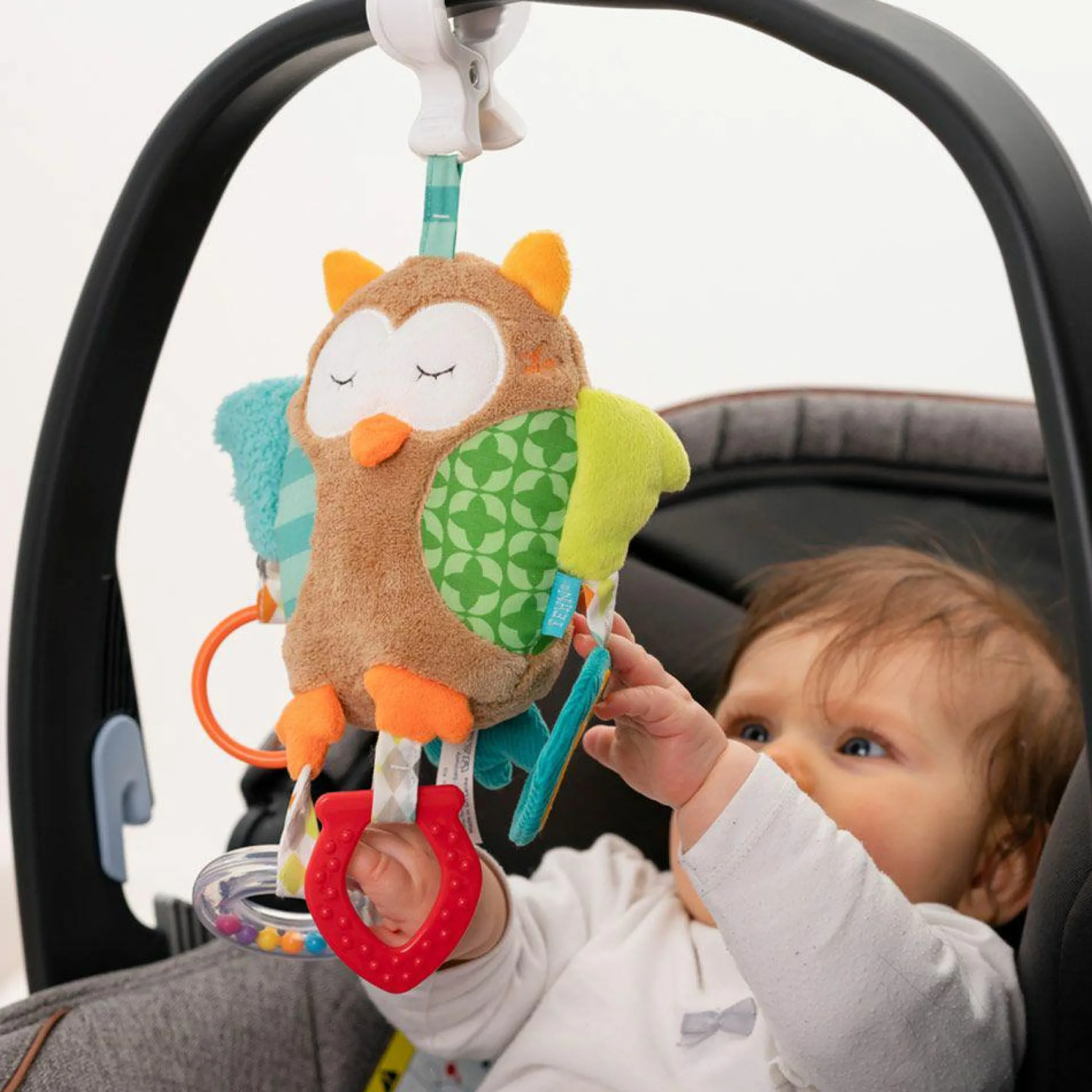 Spieltier zum Aufhängen / Activity-Greifling Sleeping Forest - Eule