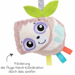 Spieltier zum Aufhängen / Kinderwagenhänger Explore Together - Faultier