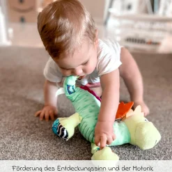 Spieltier zum Aufhängen / Kinderwagenhänger Sensory Friend - Drache Dusty
